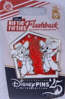 DLR - Chip and Dale - Frontierland - Dazzling Vintage Characters Series - Niftie Fifties Flashback