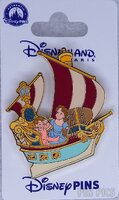 DLP - Wendy and Michael in a Galleon - Peter Pan's Flight Ride
