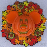 Mickey - Light Up Pumpkin Wreath  - Halloween 2025