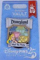 DLR - Alice for Mad Tea Party - 1955 Opening Day Attraction Posters - Series 2 - Disneyland 70th Anniversary