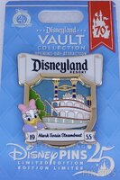 DLR - Daisy Duck for Mark Twain Steamboat - 1955 Opening Day Attraction Posters - Series 2 - Disneyland 70th Anniversary