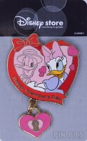 Japan - Daisy Duck - Heart - Happy Valentines Day 2005 - Dangle - JDS