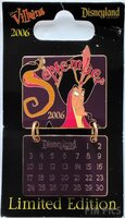 DLR - Jafar - Calendar - September - Aladdin