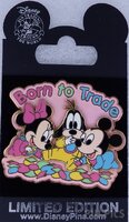 DLR - Baby Minnie, Goofy and Mickey - Born to Trade - Pin Trading Nights Collection 2006