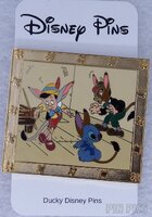 Japan - Stitch Invades Pinocchio - Invasion - Gold Frame - JDM