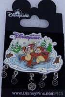 HKDL - Chip and Dale - Winter - Snowflakes - Ice Skating