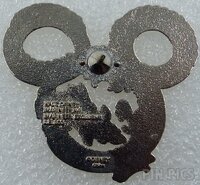 WDI - Mickey Mouse Head Fire Breathing Dragon - Shiny Silver Metal