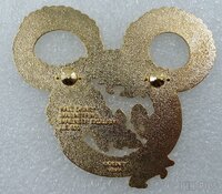 WDI - Mickey Mouse LG Head Fire Breathing Dragon - Red and Orange Fire - Purple