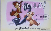 DLR - Dale - Hello - Dateline: Disneyland 1955 - Art Corner Postcard Series