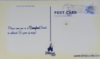 DLR - Lady and the Tramp - Dateline: Disneyland 1955 - Art Corner Postcard Series