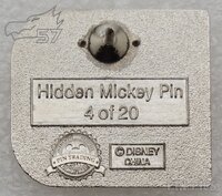WDW - Pluto Chaser - Retro Classic D - Hidden Mickey 2010 - 2011