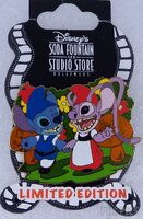DSF - Stitch and Angel Gnomes