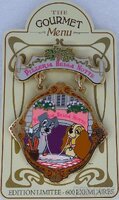 DLP- Lady and Tramp - Pizzeria Bella Notte - Gourmet Pin Trading Event - Special Event Release