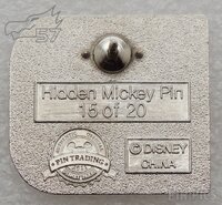 WDW - Jiminy Cricket Chaser - Retro Classic D - Hidden Mickey 2010 - 2011