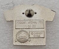 WDW - Mickey Mouse Colored Chaser - T-Shirt - Hidden Mickey 2010 - 2011 - Error