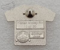 WDW - Mickey Mouse Silver Chaser - T-Shirt - Hidden Mickey 2010 - 2011