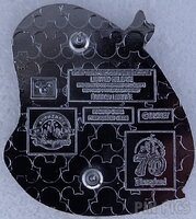 DLR - Gothic D with Castle - Disneyland 70th - Cast Member Exclusive