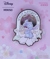 Miniso - Stitch - What a Sweet Day - Cherry Blossom - Glitter
