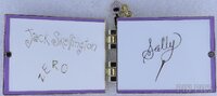 SDR - Nightmare Before Christmas Autograph Book - Dangle - Hinged