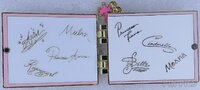 SDR - Disney Princesses - Official Autograph Book Series - Dangle - Hinged