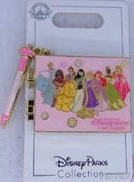 SDR - Disney Princesses - Official Autograph Book Series - Dangle - Hinged