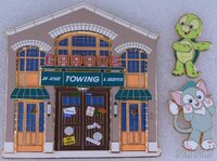 HKDL - Olu Mel and Gelatoni - The Garage Set - 24 Hour Towing and Service