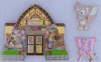 HKDL - LinaBell with a Butterfly Kite - Duffy and Friends Celebration Hall Set