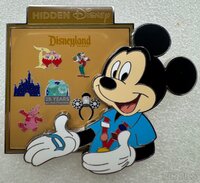 DLR - Trader Mickey - Hidden Disney Pin Trading - Celebrating 25 Years of Disney Pins - Mini Jumbo