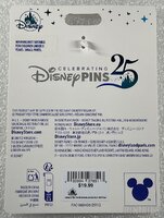 Lanyard Medallion - Celebrating 25 Years of Disney Pins