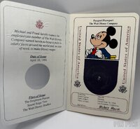 1991 Team Disney Passport Pin