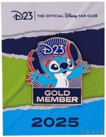 D23 - Stitch - Destination D23: A Journey Around the Worlds of Disney 2025 - Gold Member