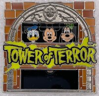 Japan - Donald, Mickey, Goofy - Tower of Terror - Slider - TDR