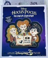 Sanderson Sisters - Halloween Countdown with Easel - Hocus Pocus - Mini Jumbo