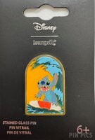 Loungefly - Stitch Surfing on a Coaster - Stained Glass - BoxLunch