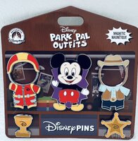 Mickey Wrestler and Sheriff Set - Park Pal Outfits - Magnetic