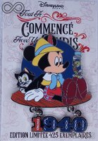 DLP - Mickey as Pinocchio with Figaro and Jiminy - Pin Trading Event - It All Started with a Mouse
