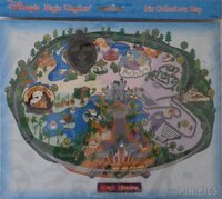 WDW - Magic Kingdom Map - February 2001 Pin Pursuit