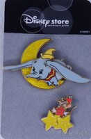 Japan - Dumbo and Timothy Mouse - Dumbo Moon and Stars Set