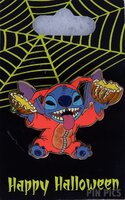 Stitch - Halloween Devil with Pumpkin