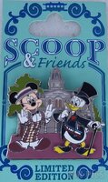 WDW - Mickey and Scrooge McDuck - Scoop and Friends - Pin Trading Suspenders - Mayor Weaver - City Hall - March 2009