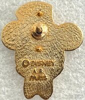 Mickey Head - Top Hat - Gold Plated