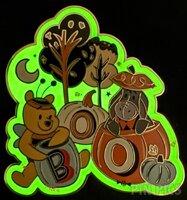DPB - Pooh and Eeyore - Halloween - Many Adventures of Winnie the Pooh - Glow in the Dark