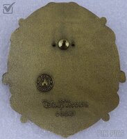 Japan - Captain Hook - Brass Framed Villain Portrait - Peter pan - Halloween - TDR