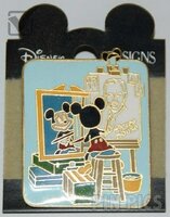 WDW - Mickey Drawing Walt Disney - Self Portrait