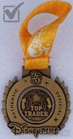 Chip and Dale - Top Trader - March 2025 - Pin Trading 25th Anniversary Medals - Flipper