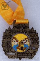 Chip and Dale - Top Trader - March 2025 - Pin Trading 25th Anniversary Medals - Flipper