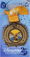 Chip and Dale - Top Trader - March 2025 - Pin Trading 25th Anniversary Medals - Flipper