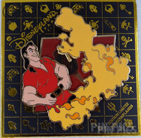 DLP - Gaston and Belle - Villain - Beauty and the Beast - Silhouette - Flames