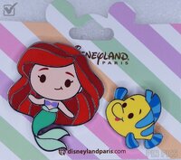 DLP - Ariel and Flounder - Little Mermaid Set - Cute Princess and Sidekicks Series