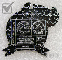 Stitch Dressed as Scoop - Holding Board - Celebrating 25 Years of Disney Pins